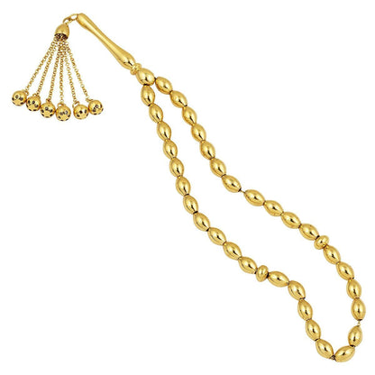 14K Yellow Gold Eastern Bey Prayer Beads