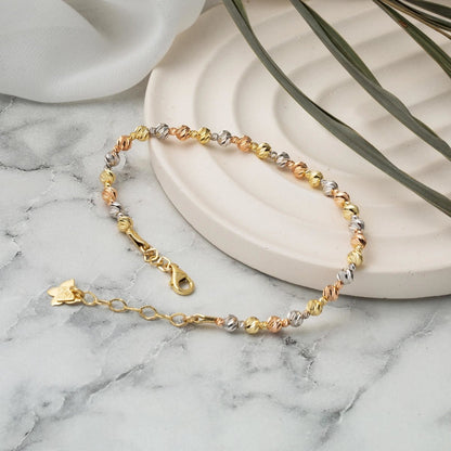 14K Yellow Gold Bead Bracelet (4.45 g)