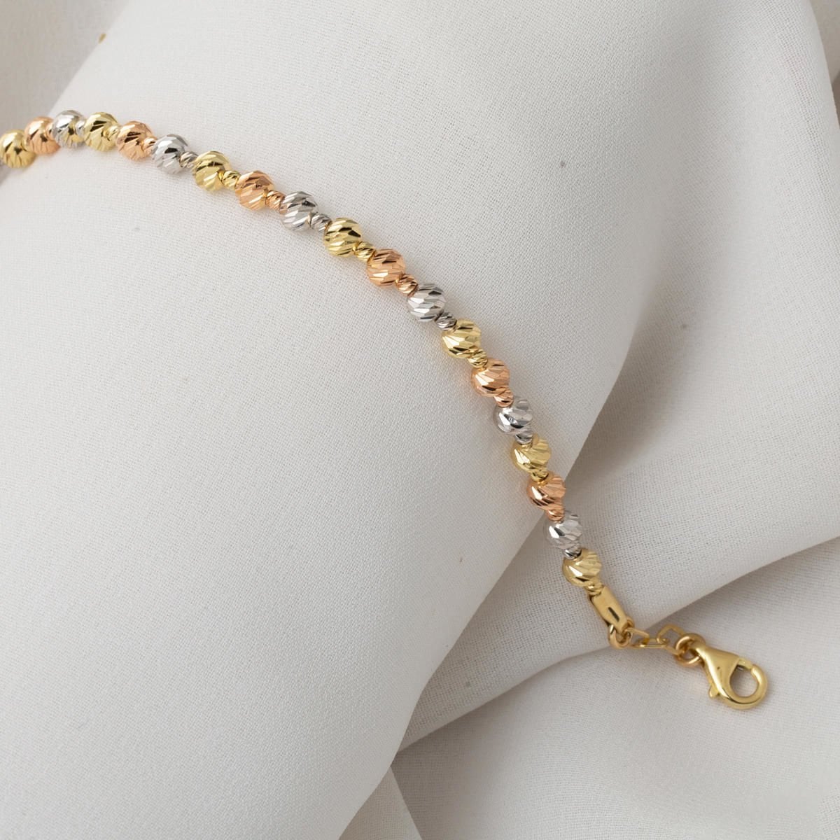 14K Yellow Gold Bead Bracelet (4.45 g)