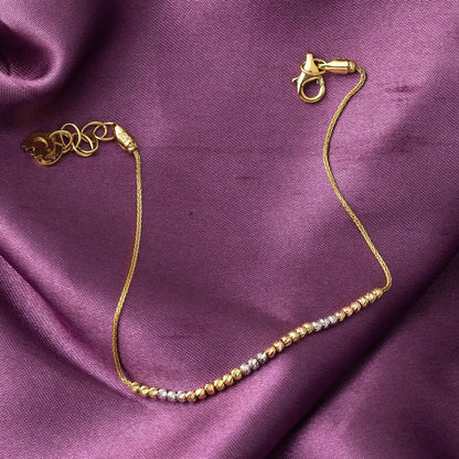 14K Yellow Gold Bead Ball Jewelry Set