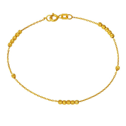 14K Yellow Gold Bead Bracelet (1.24 g)