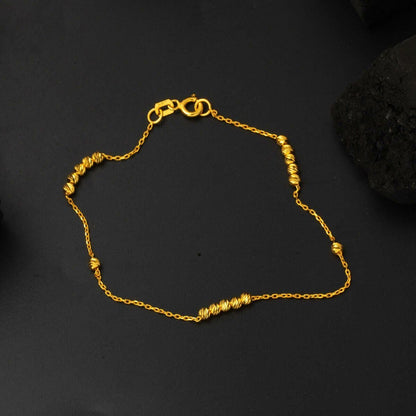 14K Yellow Gold Bead Bracelet (1.24 g)