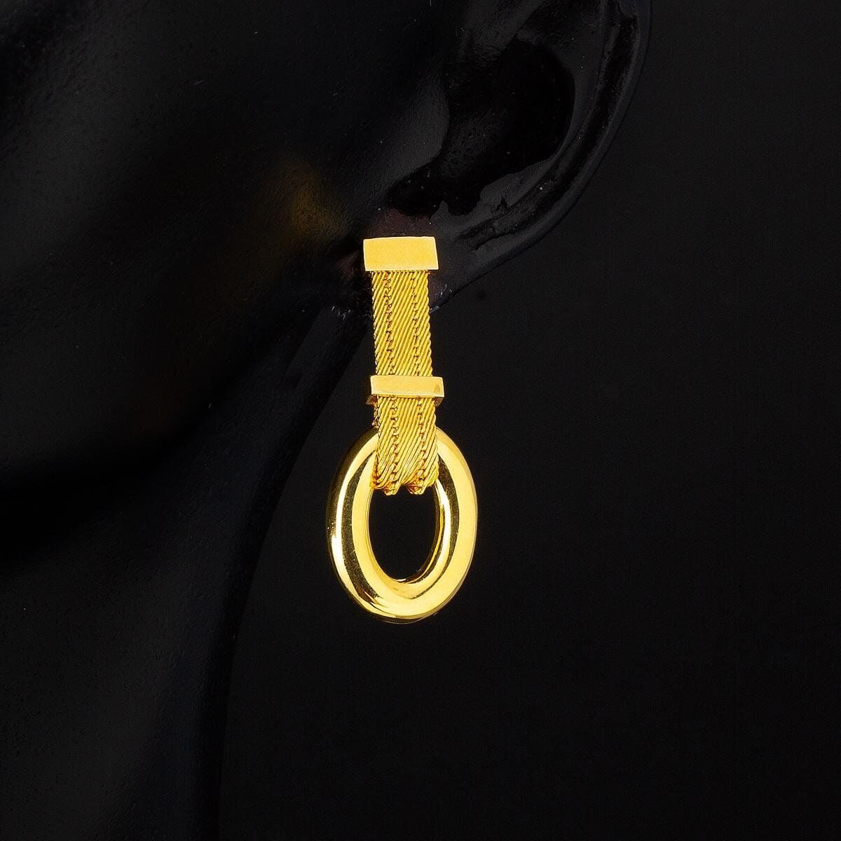 14K Yellow Gold Duru Trabzon Mesh Jewelry Set