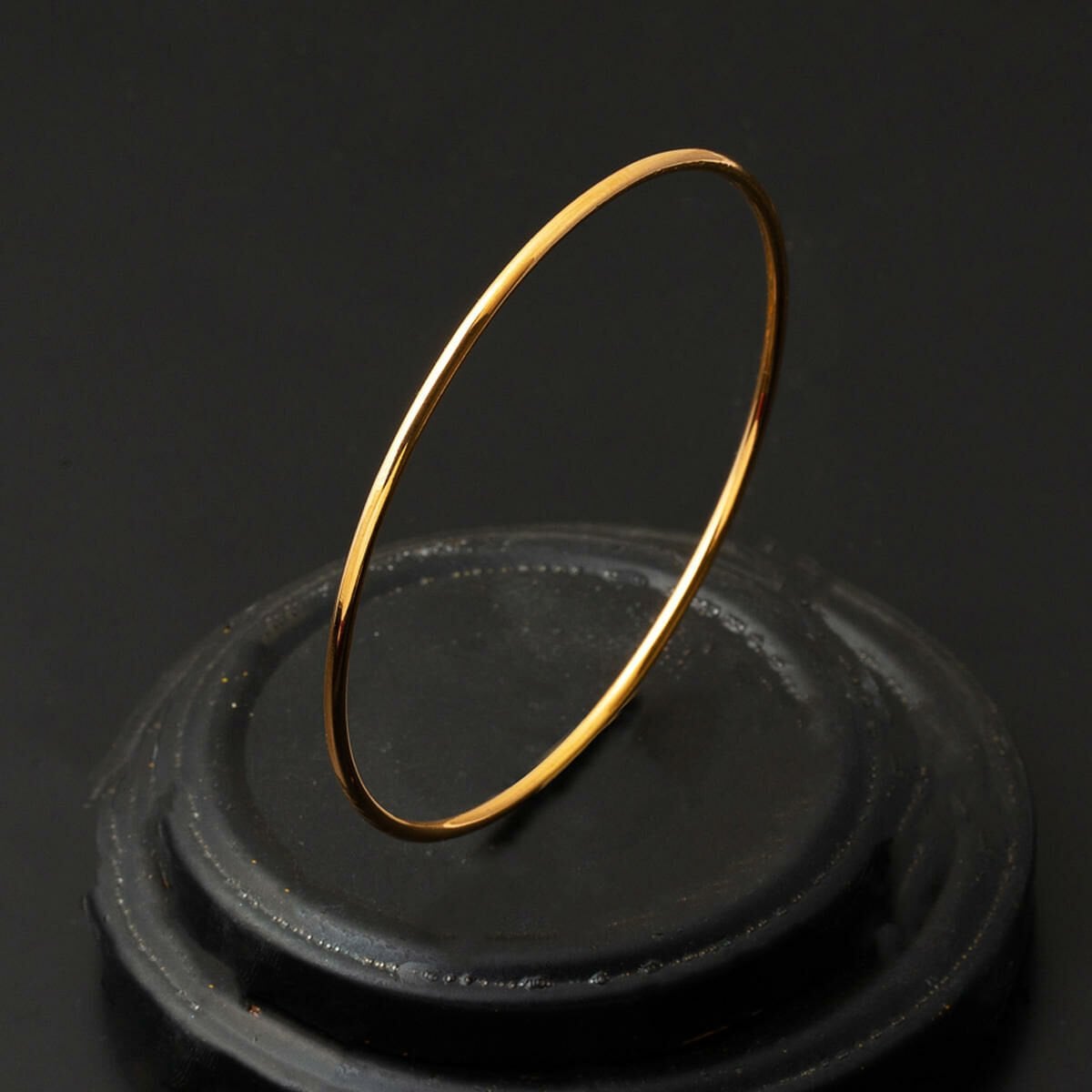 22K Yellow Gold Ajda Wire Bangle (9 g)