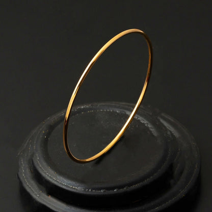 22K Yellow Gold Ajda Wire Bangle (9 g)