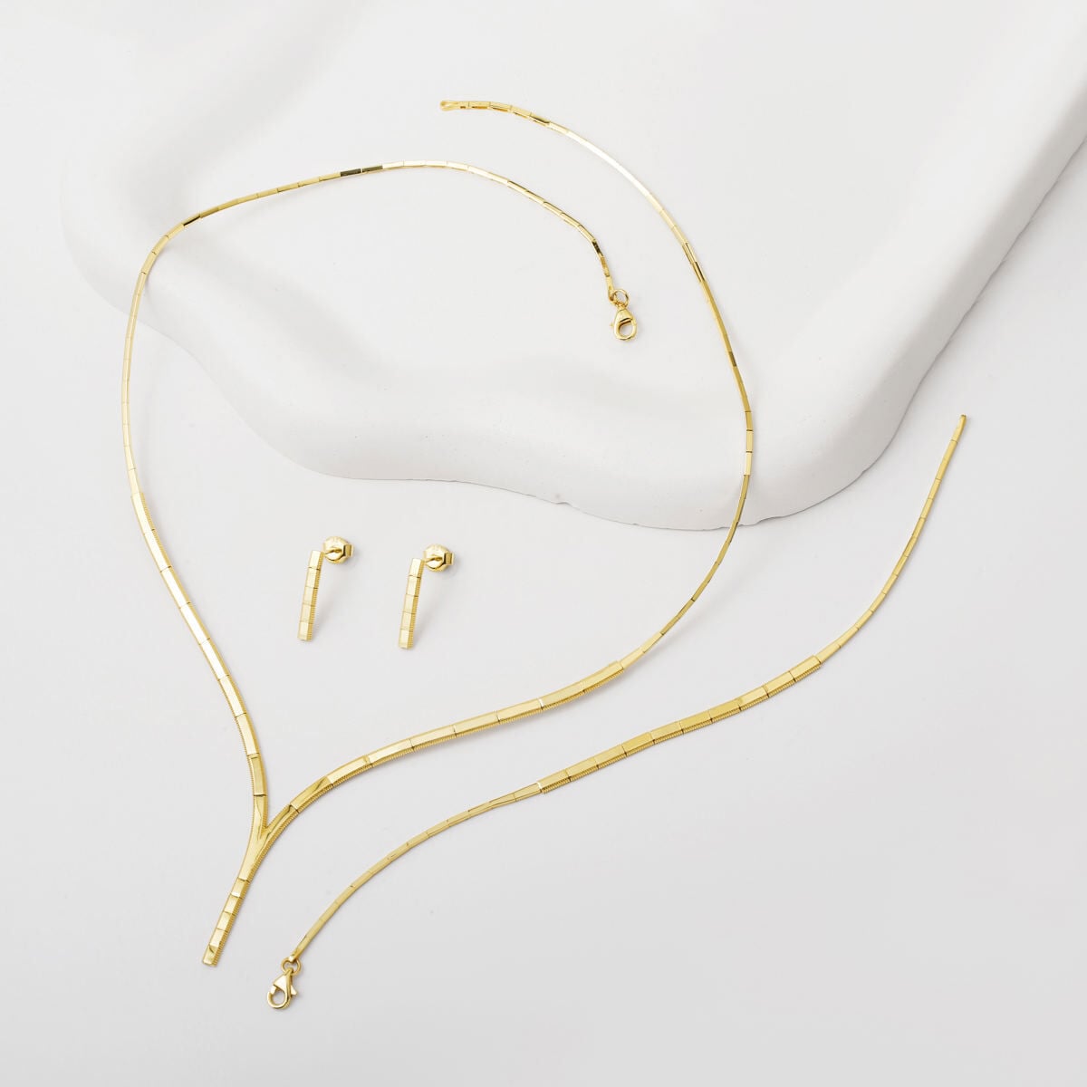 14K Yellow Gold Ajda Wedding Set (12.48 g)