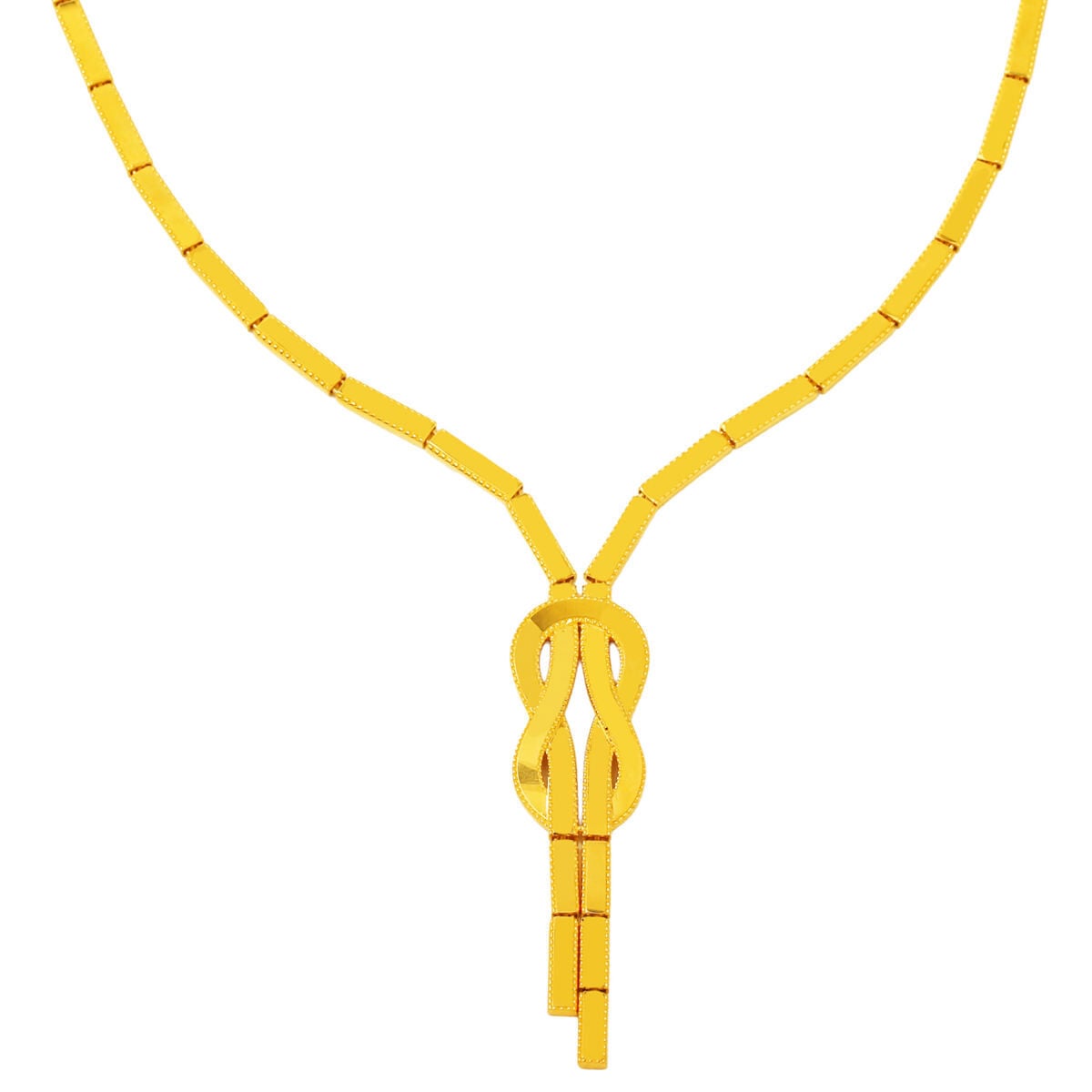 14K Yellow Gold Knot Ajda Necklace (10.27 g)