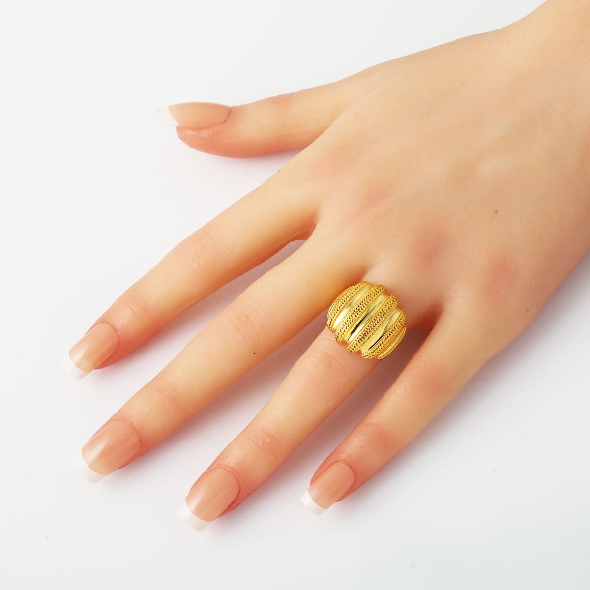 14K Yellow Gold Nazen Ring