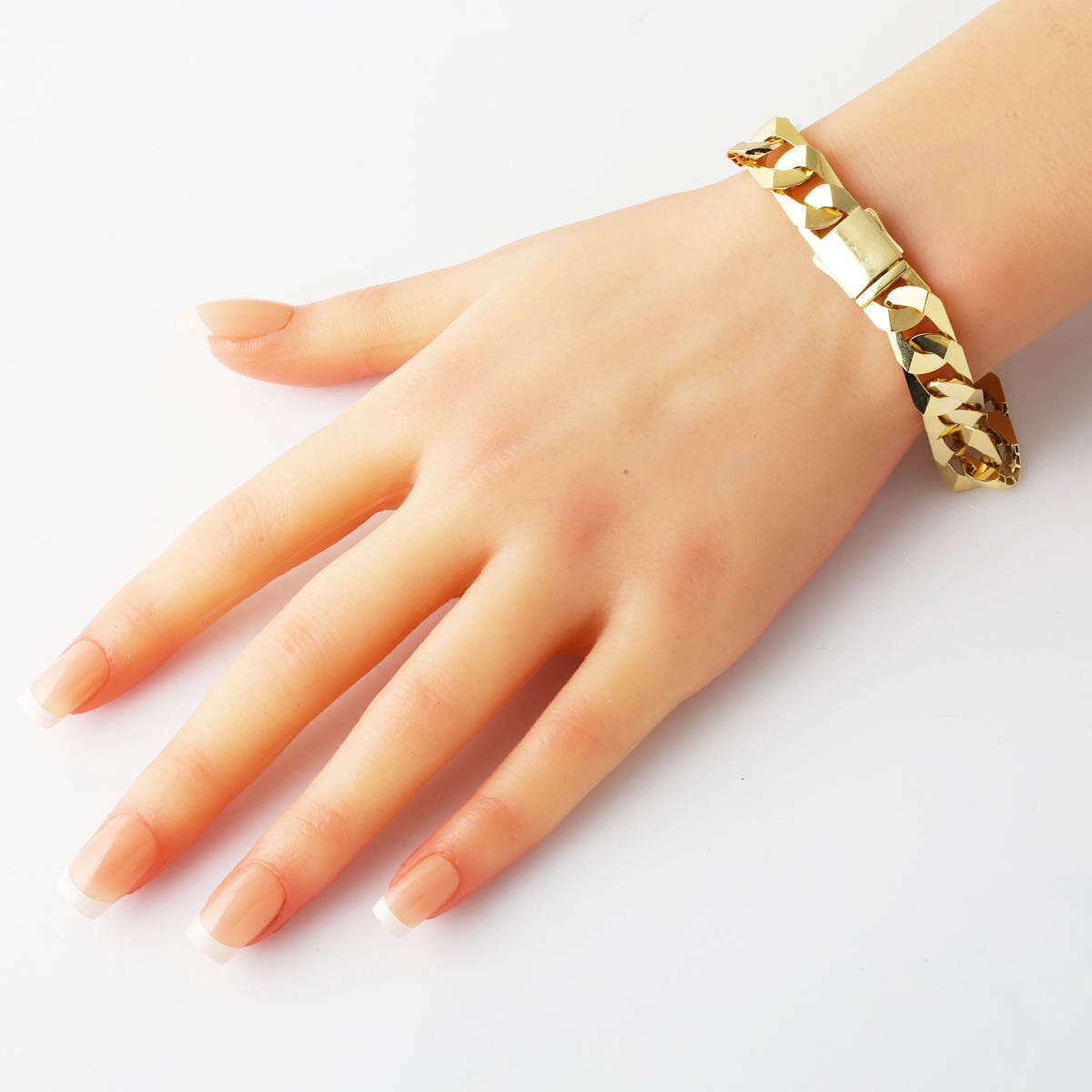 14K Yellow Gold Italian Curb Bracelet (14.32 g)