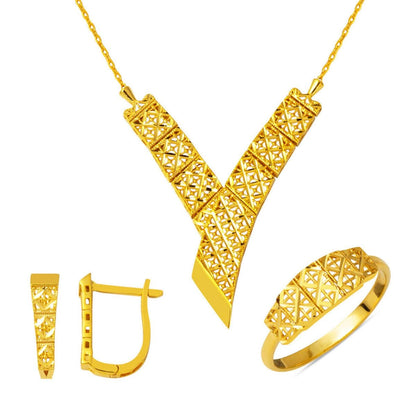 22K Yellow Gold Mini Jewelry Set