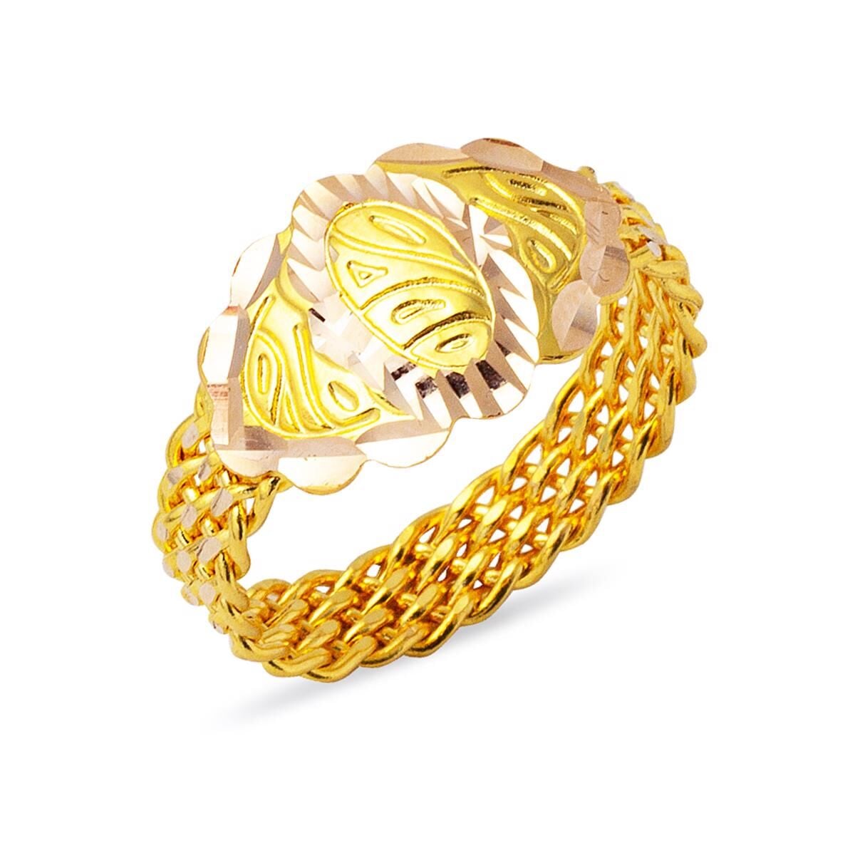 14K Yellow Gold Erzurum Twisted Ring (4.11 g)