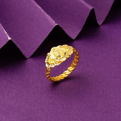22K Yellow Gold Erzurum Twisted Ring (6.05 g)