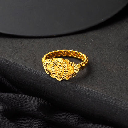 22K Yellow Gold Erzurum Twisted Ring (6.05 g)