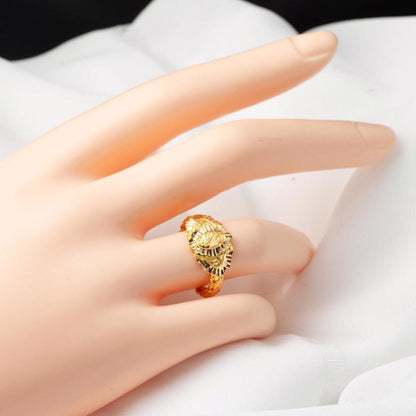22K Yellow Gold Erzurum Twisted Ring (6.05 g)
