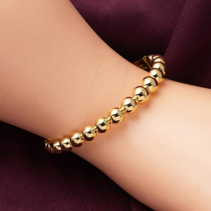 14K Yellow Gold Eterna Hinged Cuff Bangle