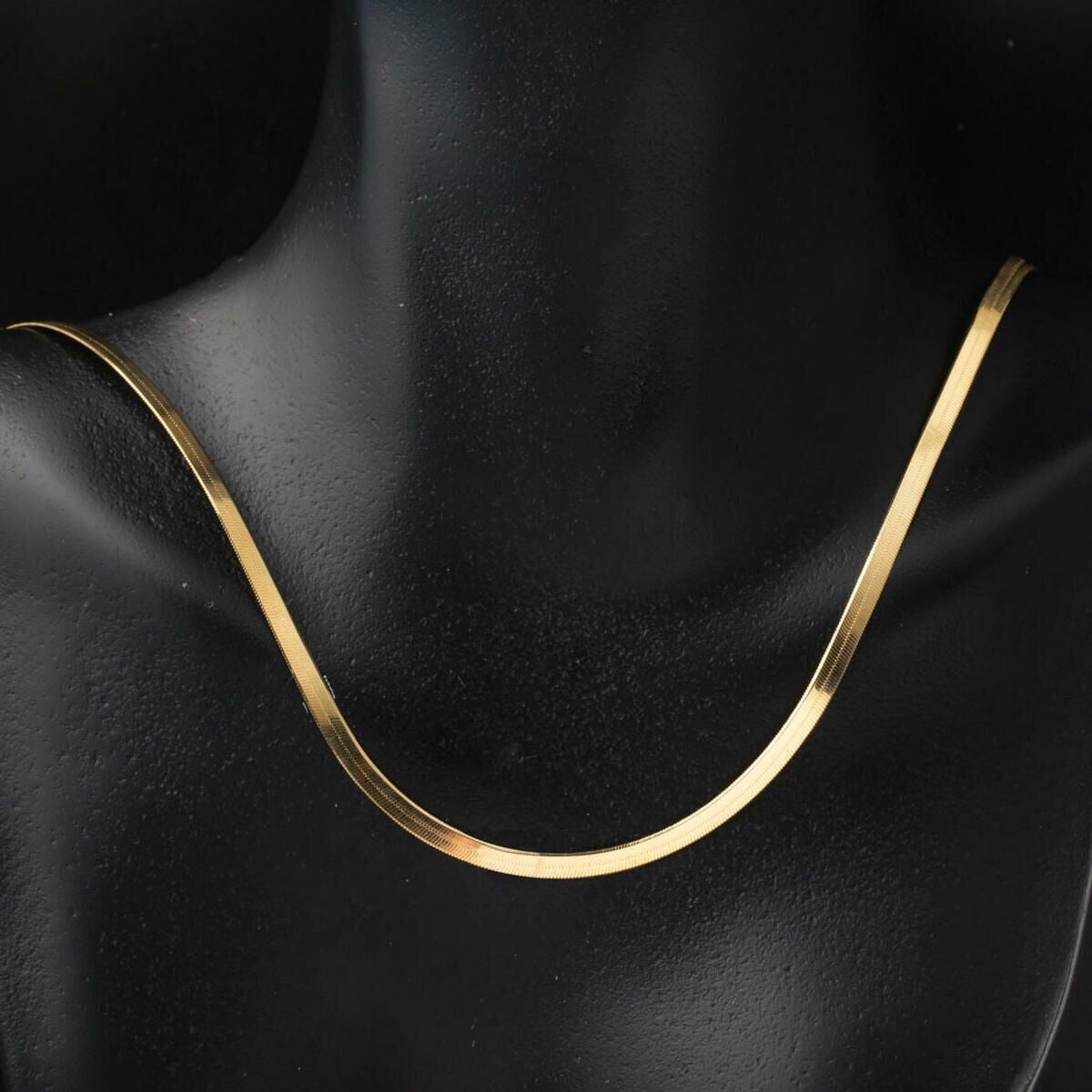 14K Yellow Gold Flat Chain