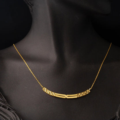 22K Yellow Gold Belt 3-Piece Jewelry Set