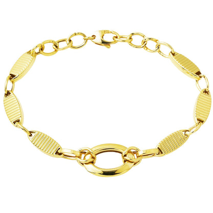 14K Yellow Gold Modern Minimalist Bracelet