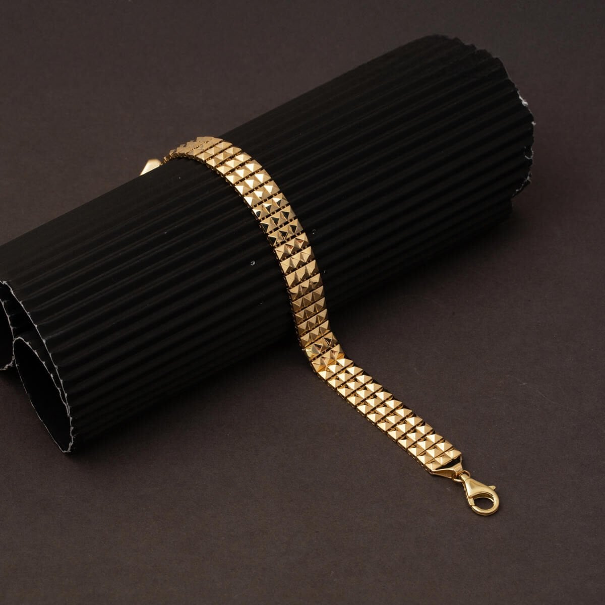 14K Yellow Gold Crystal Bracelet