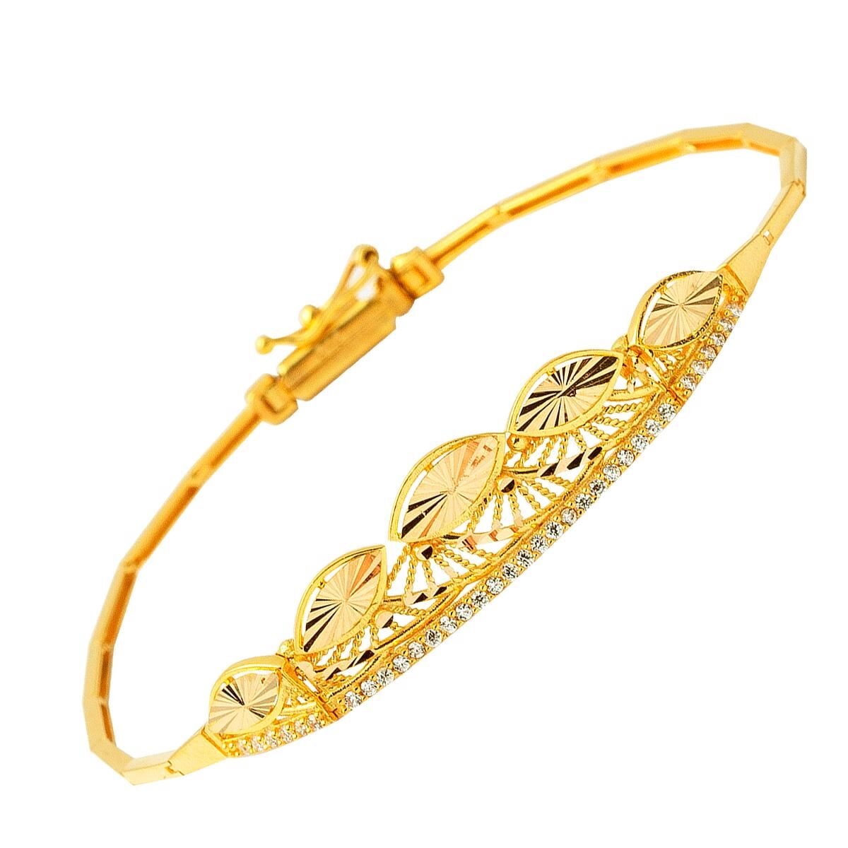 22K Yellow Gold Eye Jewelry Set