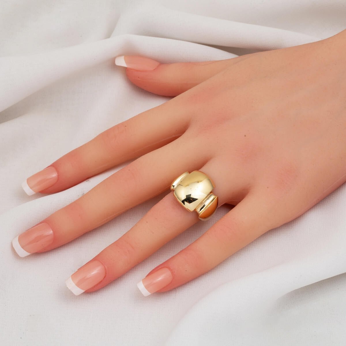 14K Yellow Gold Mira Ring