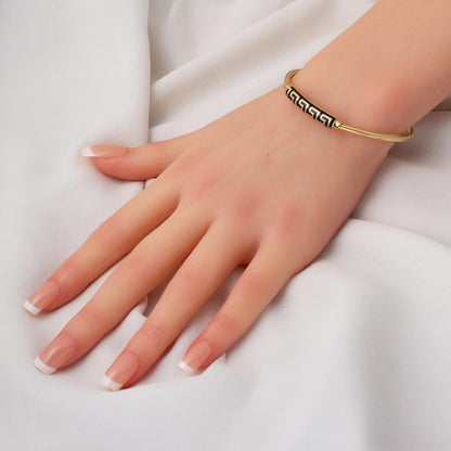 14K Yellow Gold Designer Inspired Italian Unisex ID Bracelet