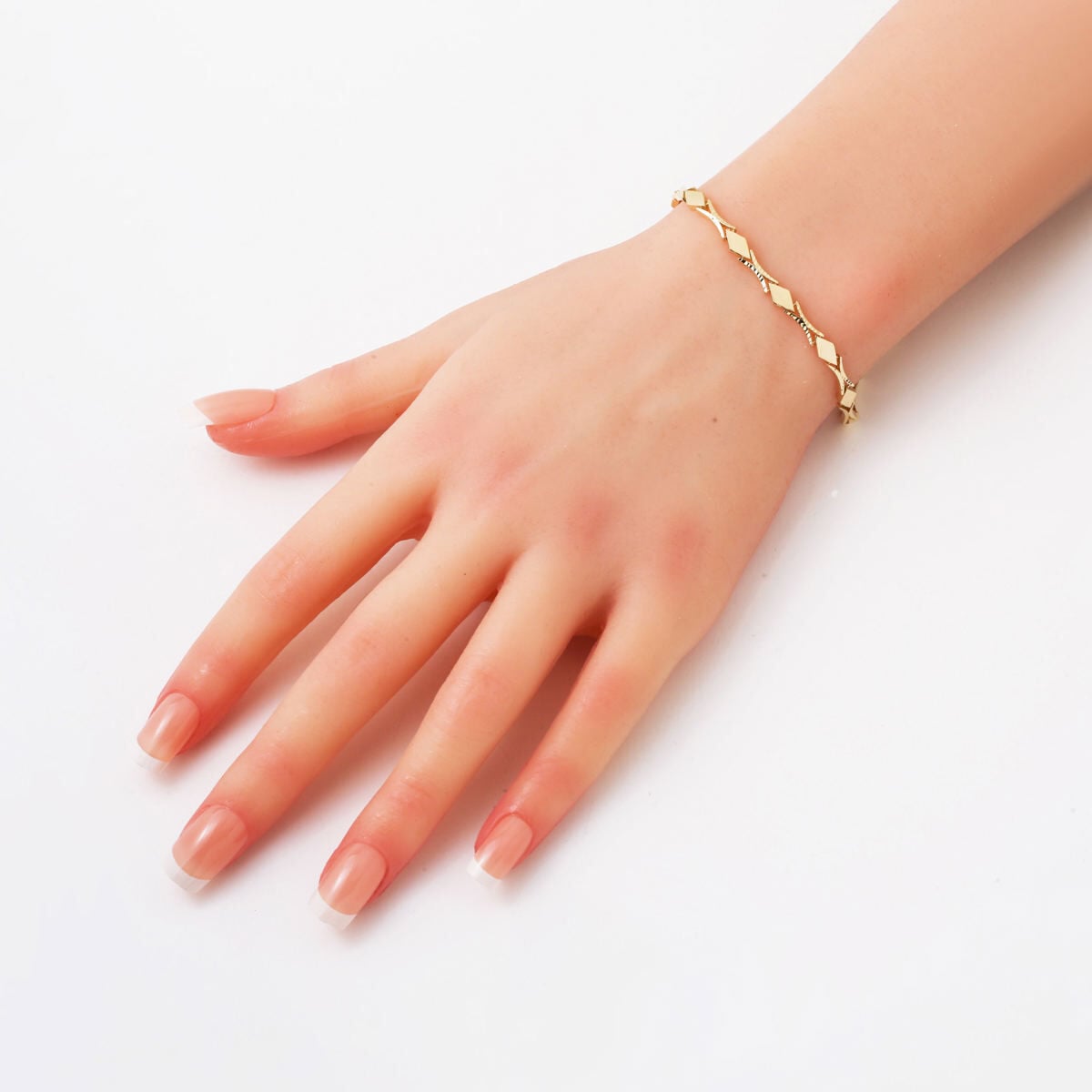14K Yellow Gold Rhythm Bracelet