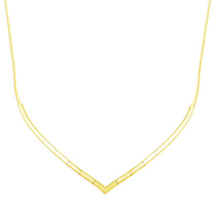 14K Yellow Gold Ajda Choker Necklace