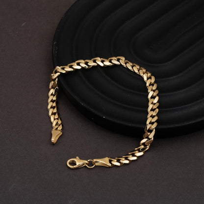 14K Yellow Gold Classic Curb Bracelet (4.51 g)