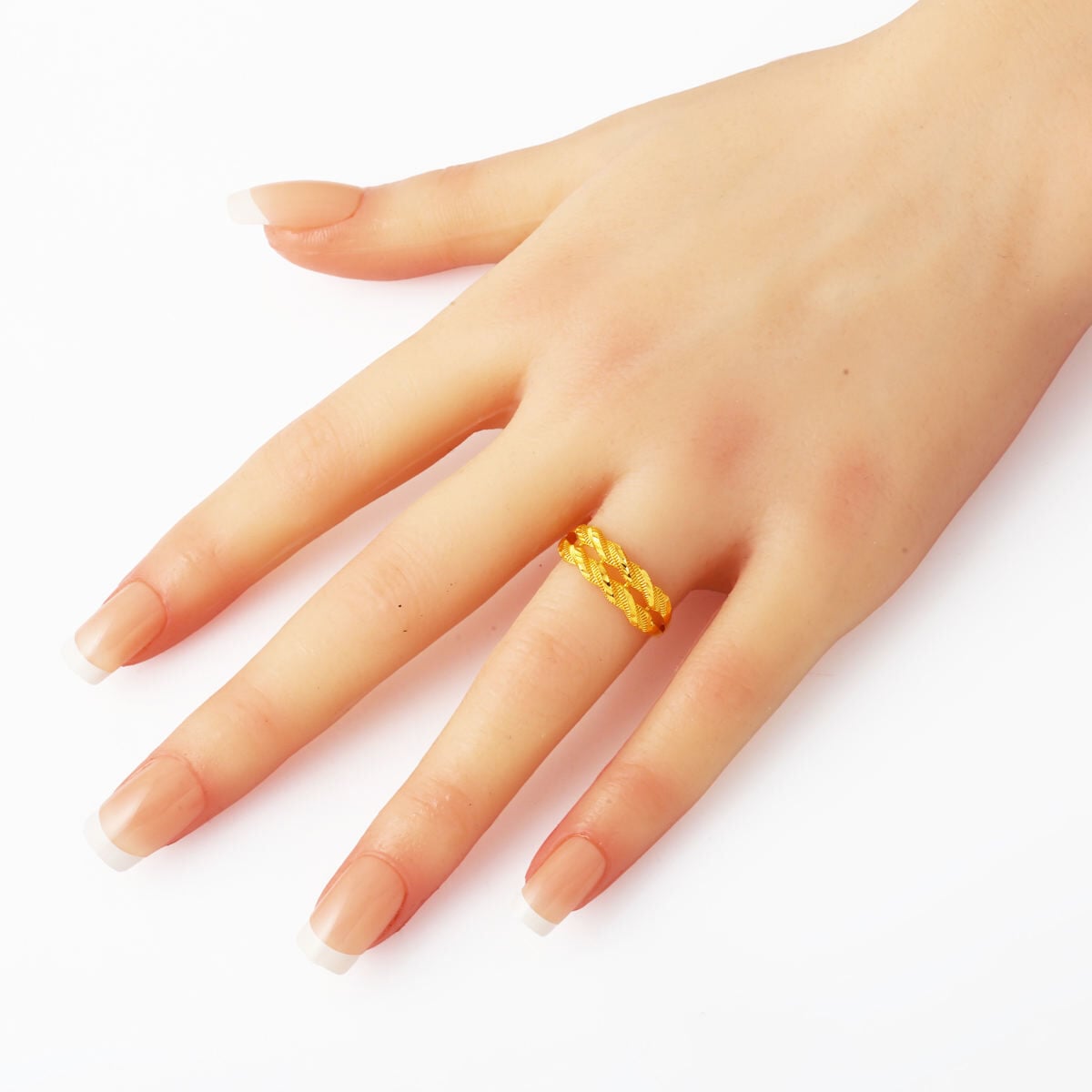22K Yellow Gold Double Twisted Ring (1.4 g)