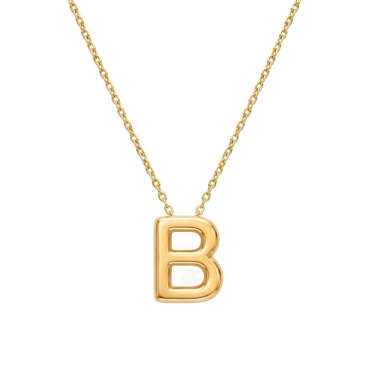 14K Yellow Gold Initial L Pendant
