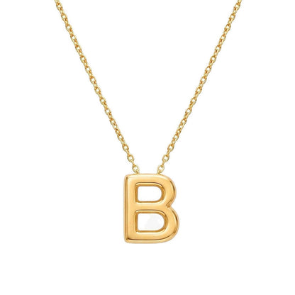 14K Yellow Gold Initial L Pendant