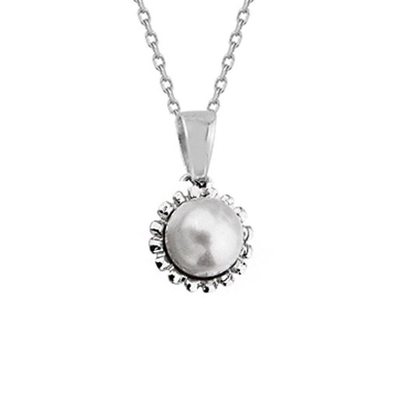 14K White Gold Falla Pearl Necklace