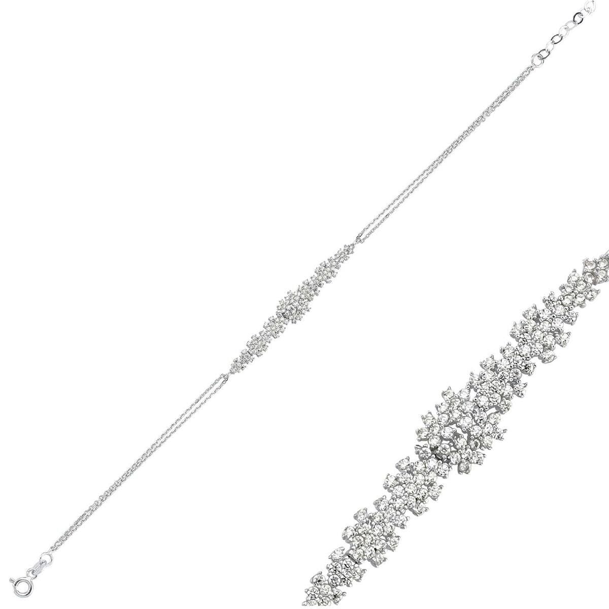 14K White Gold Favorite Engagement Cubic Zirconia Jewelry Set (11.42 g)