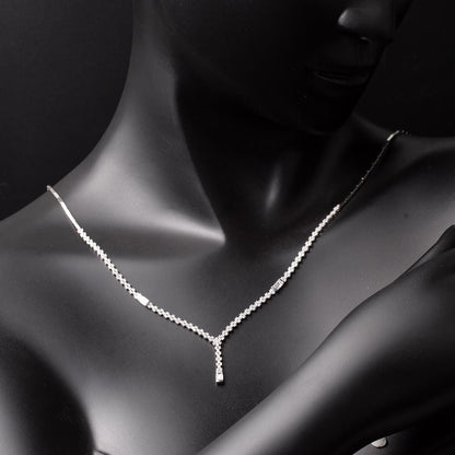 14K White Gold Favorite Baguette Cubic Zirconia Set