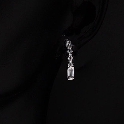 14K White Gold Favorite Baguette Cubic Zirconia Set