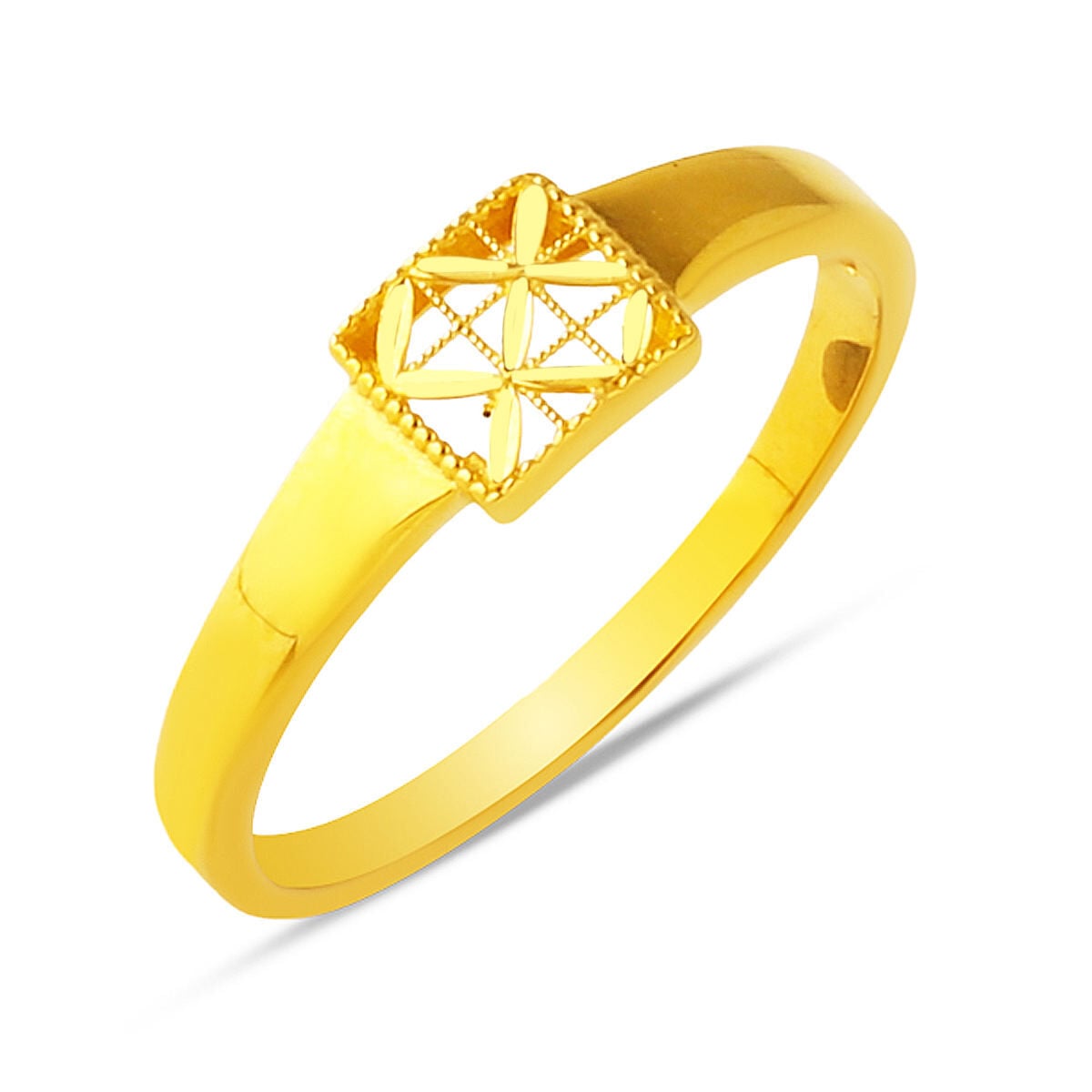 14K Yellow Gold Minimalist Ring
