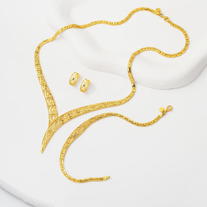 14K Yellow Gold Lavin Bridal Jewelry Set