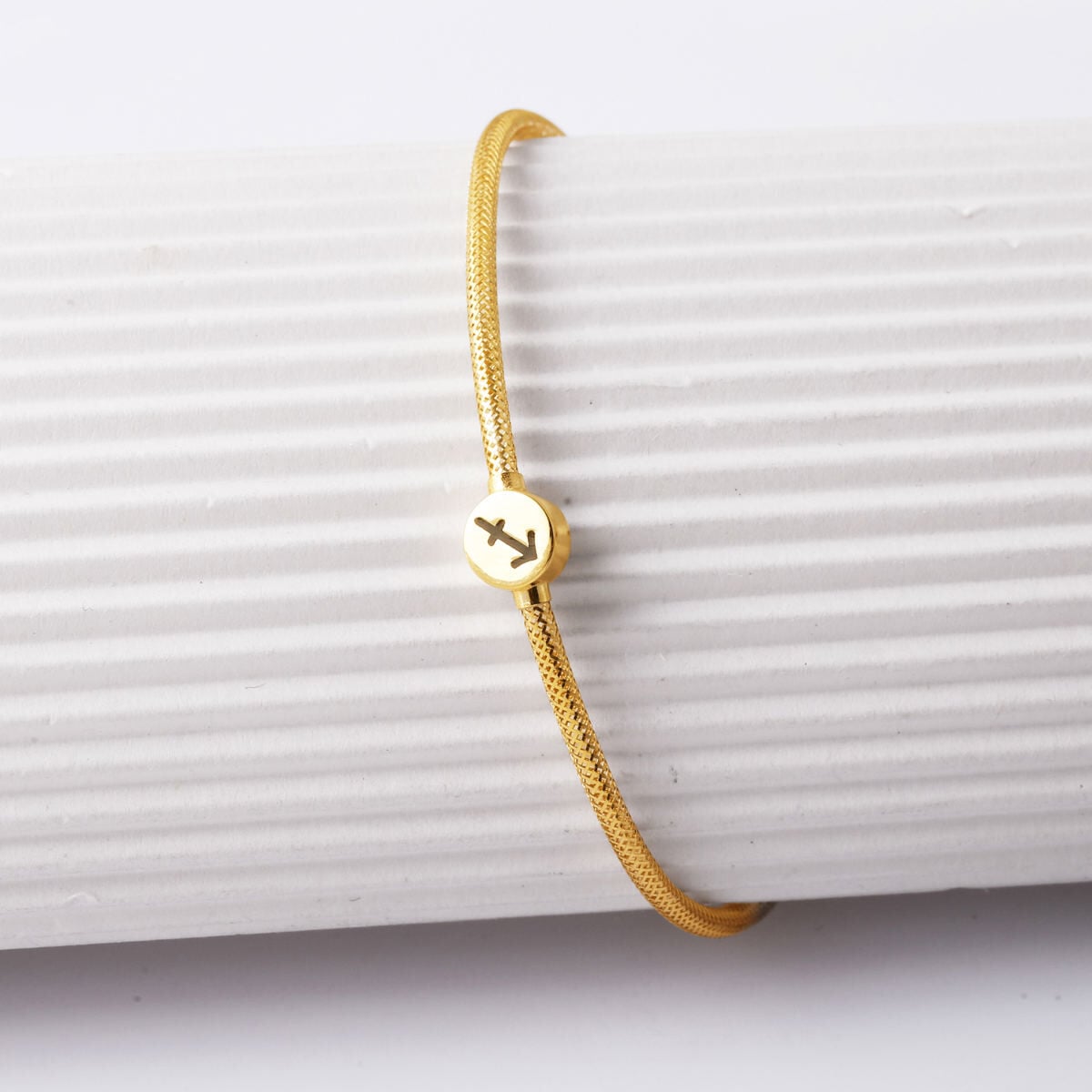 14K Yellow Gold Sagittarius Zodiac Italian Bracelet