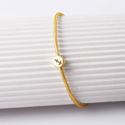 14K Yellow Gold Sagittarius Zodiac Italian Bracelet
