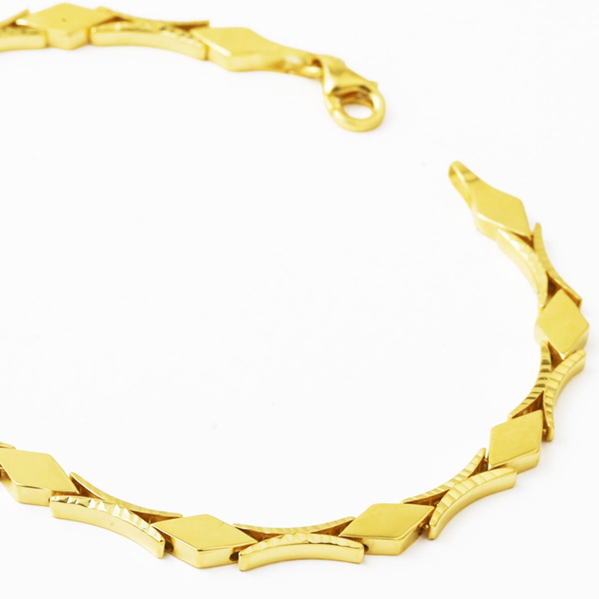 14K Yellow Gold Rhythm Bracelet