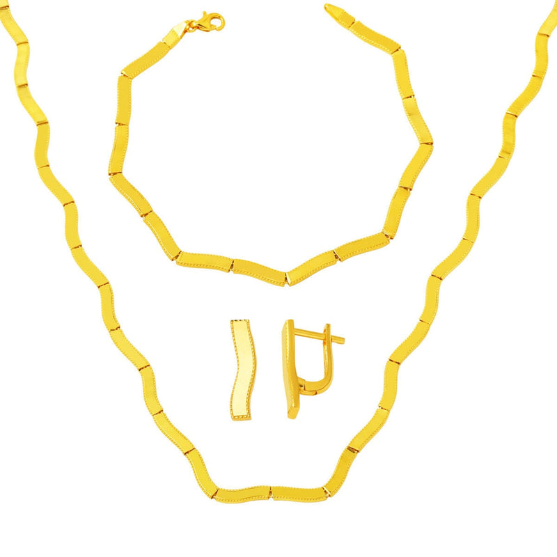 14K Yellow Gold Ajda Wedding Set