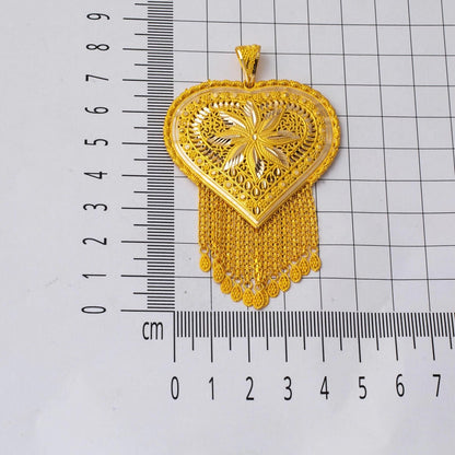 14K Yellow Gold Laurel Indian Style Necklace
