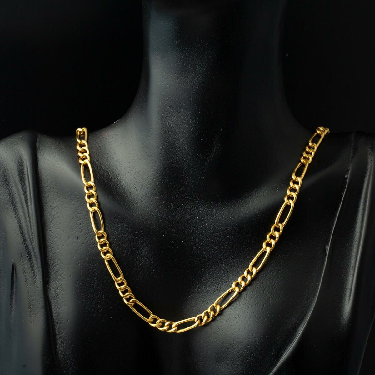 22K Yellow Gold Figaro Chain 60 cm (15.1 g)
