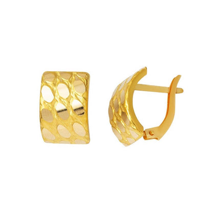 14K Yellow Gold Galaxy J Earrings