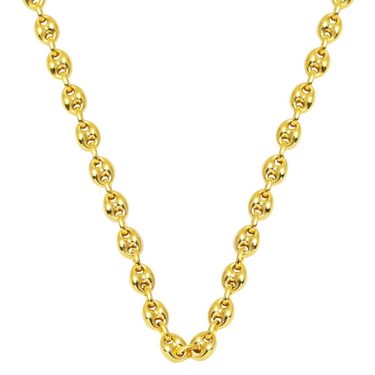 14K Yellow Gold Mariner Knot Chain 50cm