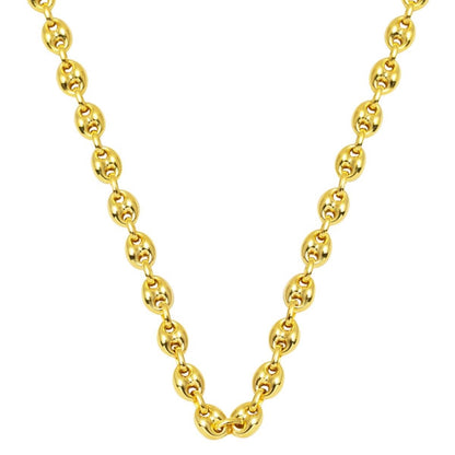 14K Yellow Gold Mariner Knot Chain 50cm