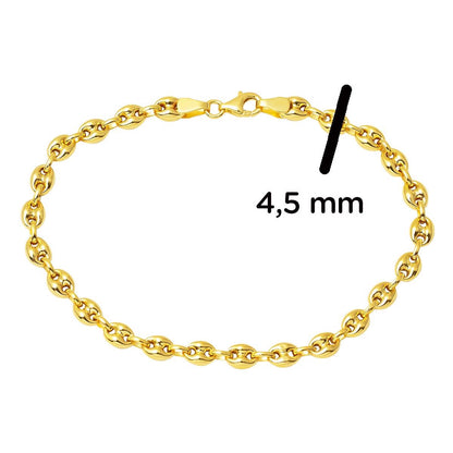 14K Yellow Gold Mariner Knot Bracelet