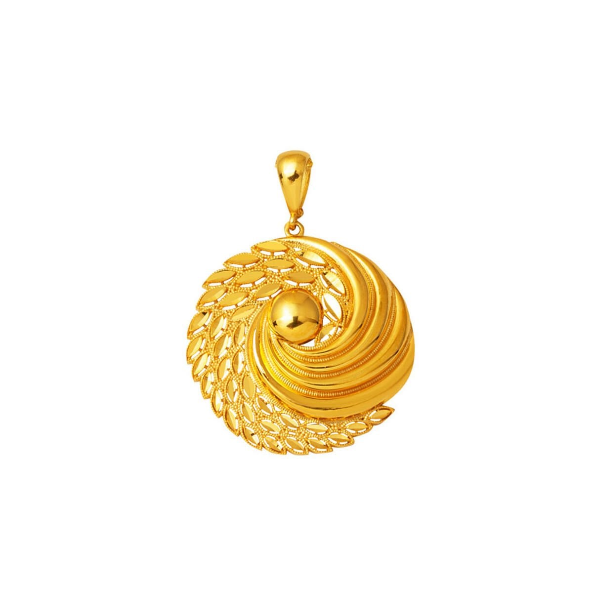22K Yellow Gold Gobeklitepe Pendant
