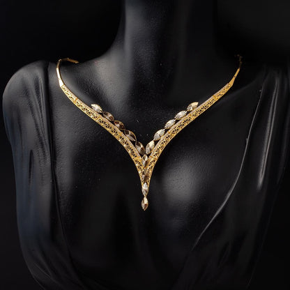 22K Yellow Gold Eye Jewelry Set